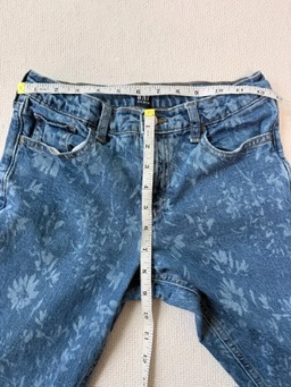 🌼 Gap Kids Floral Print Straight Leg Jeans – Size 14